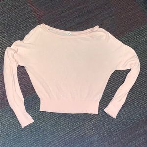 Light pink sweater from garage.